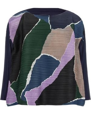 Pleats Please Issey Miyake 'Surprise! Blouse - Blue