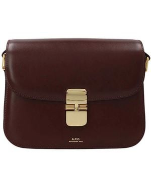 A.P.C. 'Grace Small' Crossbody Bag - Brown