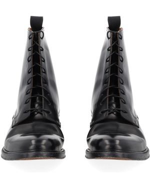 Maison Margiela Premium Leather Loafers - Black