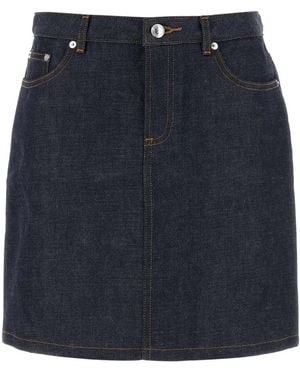 A.P.C. Jupe Standard - Blue