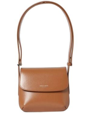 Giorgio Armani La Prima Cuoio Leather Small Shoulder Bag - White