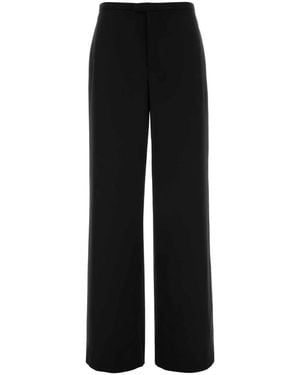 Gucci Wool Palazzo Pant - Black