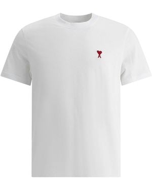 Ami Paris Ami De Coeur T-Shirt - White