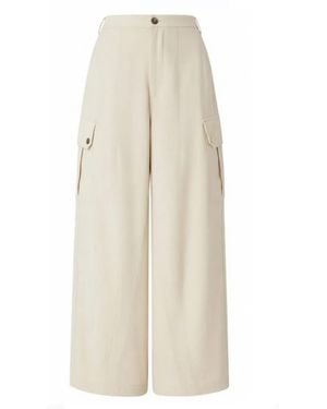 Pinko Rosalin Cotton Pants - Natural