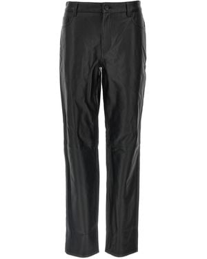 TOTEME Leather Trousers - Grey