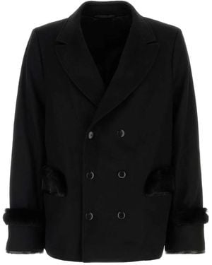 Random Identities Peacoat Woven - Black