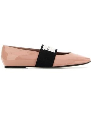 Givenchy Leather Squared Ballerinas - White