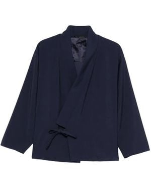 KENZO Double-Breasted Jacket - Blue