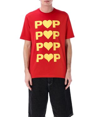 Pop Trading Co. Pop Hearts T-Shirt - Red