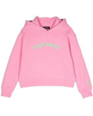 DSquared² Logo Hoodie - Pink