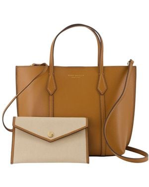 Tory Burch Perry Small Zip Purse - Brown