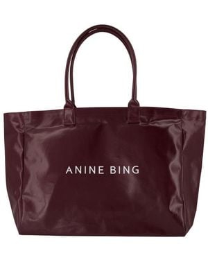Anine Bing Leo Tote Bag - Red
