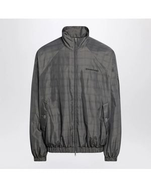 Balenciaga Nylon Zip-Up Jacket - Gray