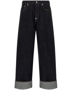 KENZO 'Turn Up' Jeans - Blue