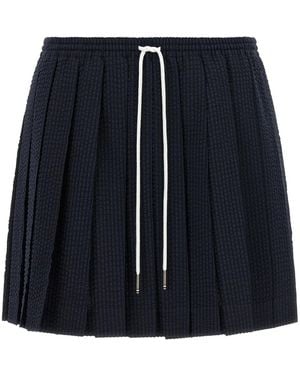 Thom Browne Striped Skirt - Blue