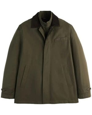Fay Short Morning Raincoat - Green