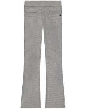 Courreges Courregès Houndstooth Pants - Gray