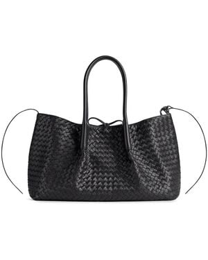 Bottega Veneta Large Pinacoteca Tote Bag - Black