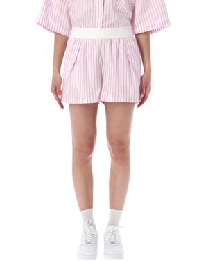 Nike Chill Poplin Stripe Shorts - Pink