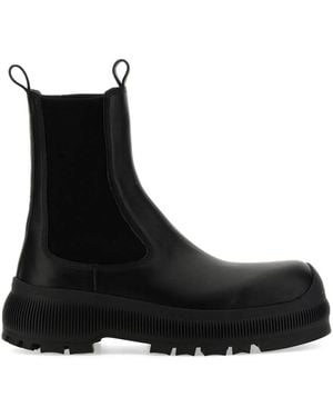 Jil Sander Chelsea Boot - Black