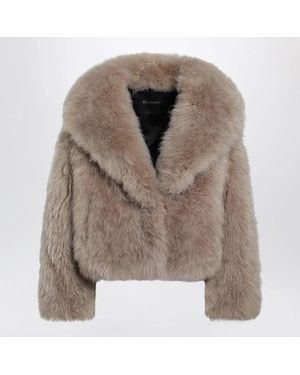Blancha Short Caramel Fur Jacket - Brown