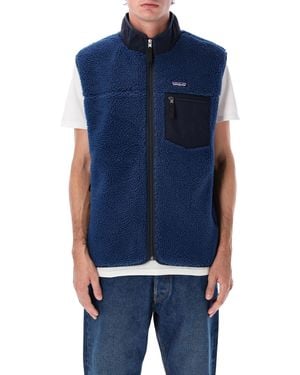 Patagonia Classic Retro-X Fleece Vest - Blue