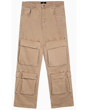 Represent R3Ca Denim Cargo Pants - Natural