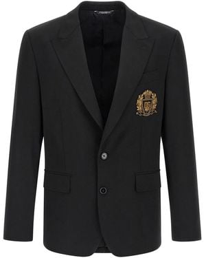 Dolce & Gabbana Dolce & Gabbana 'Sicilia Light' Blazer - Black