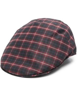 Borsalino Parigi Check Cap - Gray