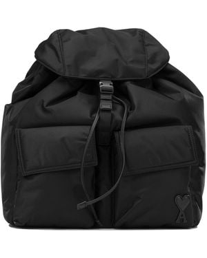 Ami Paris "Marcel" Casual Backpack - Black