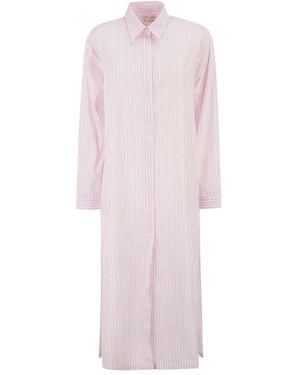 MC2 Saint Barth Long 'Shirtdress' Shirt - Pink