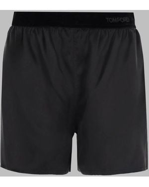 Tom Ford Stretch Boxer Shorts - Black