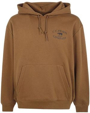 Filson "Stencil Graphic" Hoodie - Brown