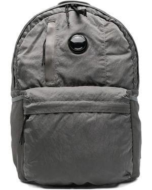 C.P. Company Backpack With Lens Detail - Gray