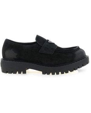 Prada Flat Shoes, 100% Vitello - Black