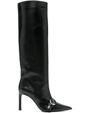 Coperni Knee-High Boots With Pointed Toes - Black