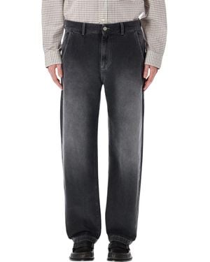 mfpen Regular Fit Organic Denim Jeans - Gray