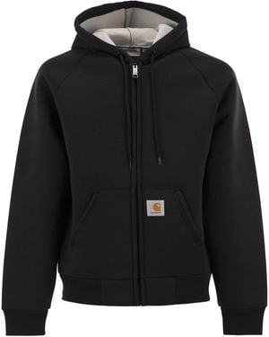 Carhartt Zip-Up Hooded Sweatshirt - Black