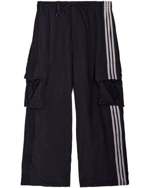 Y-3 3 Cargo Pants With Logo - Blue