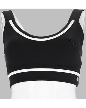HOUSE OF GRAVITY Contrast Signature Bra - Black