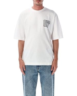 Off-White c/o Virgil Abloh Motion Arrow Skate T-Shirt - White