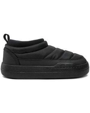 Moon Boot Park Soft Nylon Slip-On Sneakers - Black