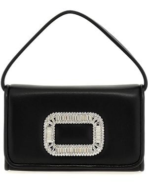 Roger Vivier 'Pilgrim Micro' Handbag - Black