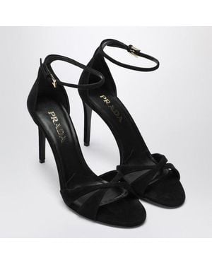 Prada Velvet Pumps - Black
