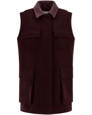 Max Mara 'Aeroso1234' Vest - Purple