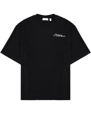 Off-White c/o Virgil Abloh T-Shirt Con Logo - Black