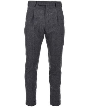 PT Torino Stretch Wool Rebel Fit Pants - Gray