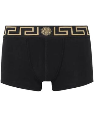 Versace Boxer Con Greca - Black