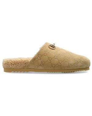 Gucci Sand Suede Slippers - Multicolour