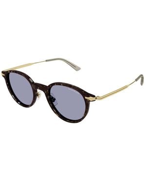 Montblanc Havana Metal Sunglasses - Brown